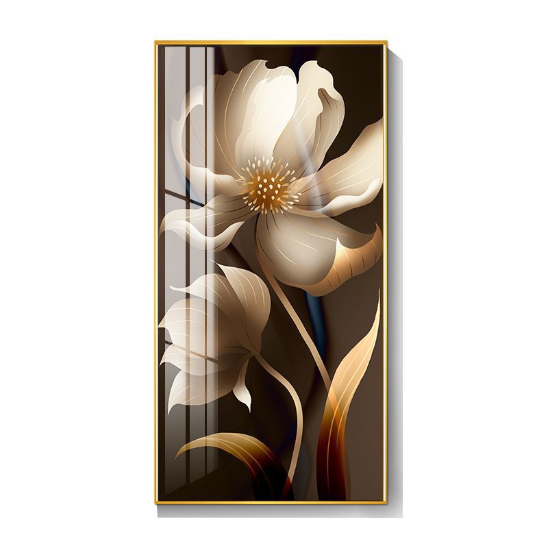 Up Lighting Decor - Entrance Decoration Painting High End Flower