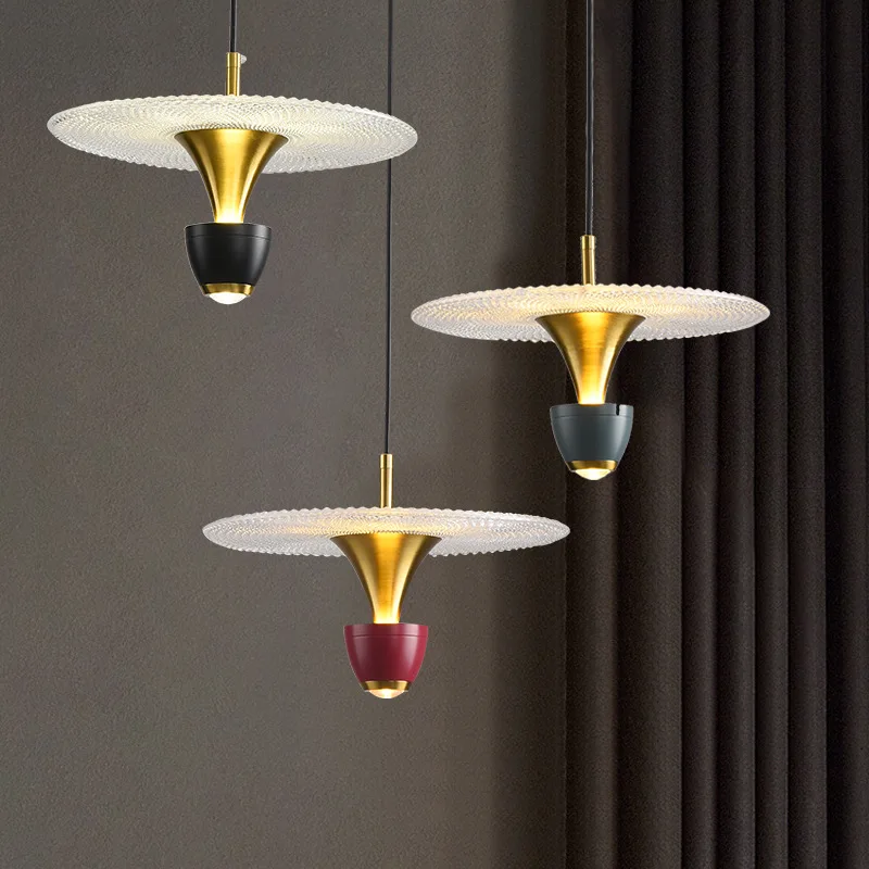 Decor Lighting Fixtures - Talian Luxury Art Pendant Light Restaurant