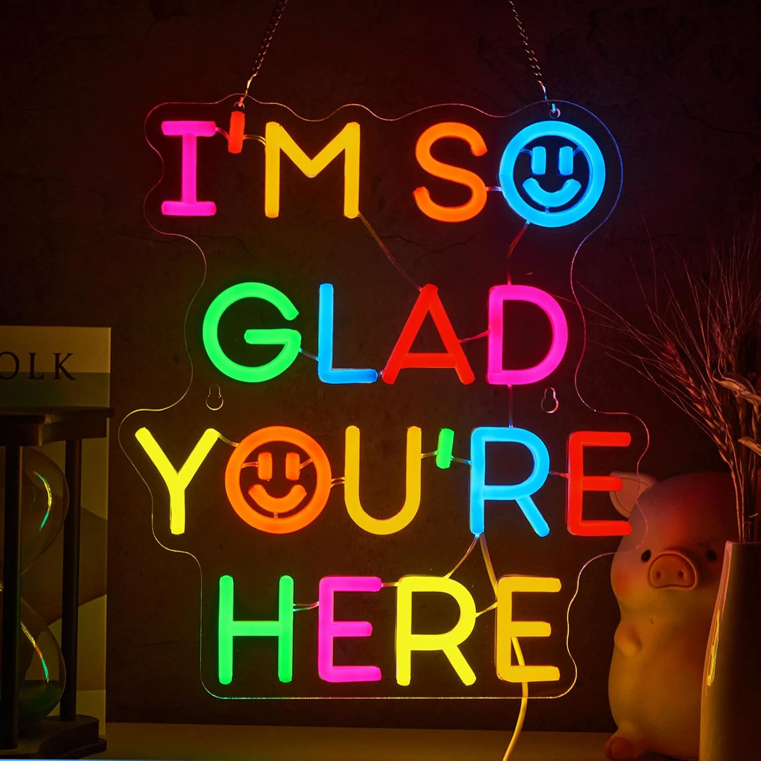 Lighting Decor In Room - ﻿ I'm So Glad You‘re Here