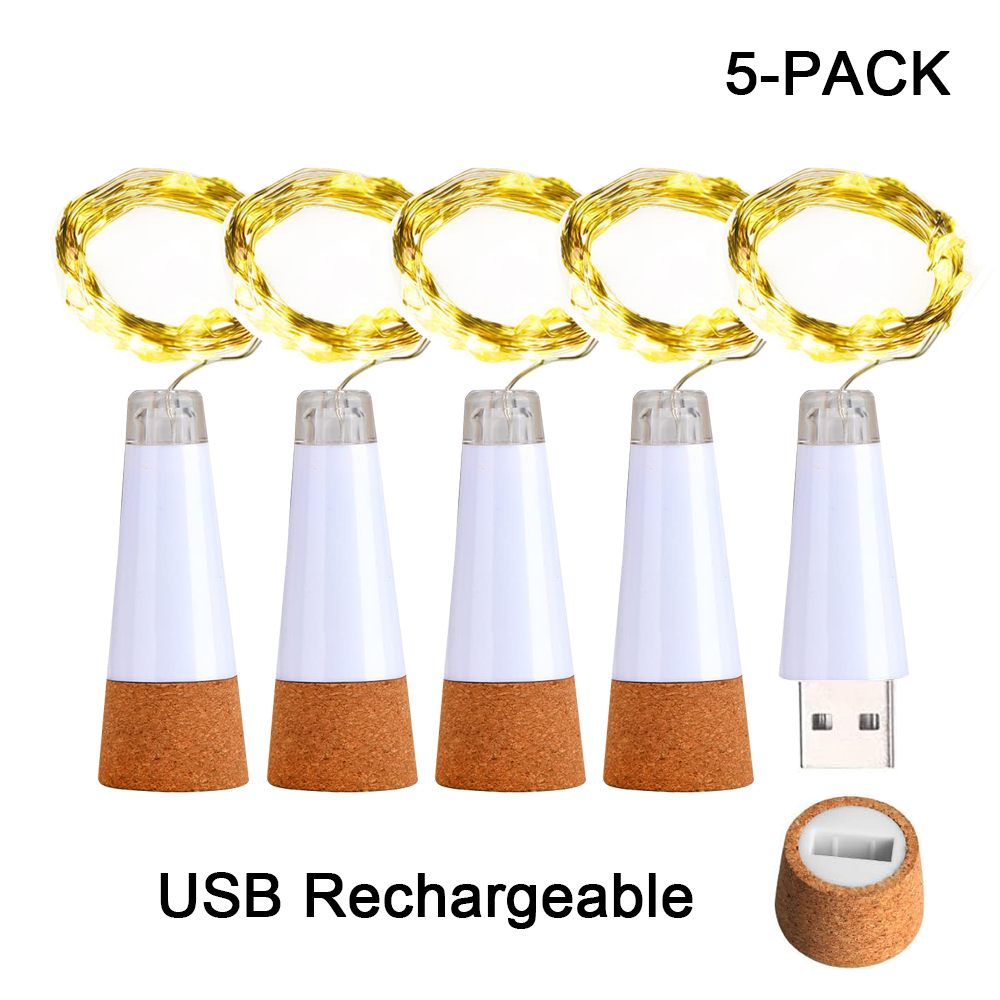 Decor Lighting Cork - 2M 20 LED Nút Chai Cổ