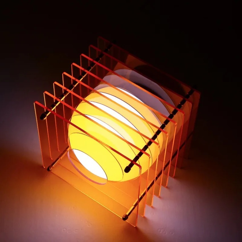 Room Decor Lighting Lamp - DIY Moon Lamp Acrylic Thousand Layer