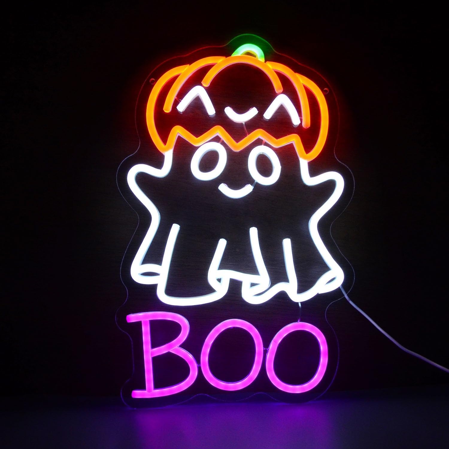 Cute Ghost Pumpkin Hat BOO LED - đánh giá và giá Home Decor Lighting Tricks