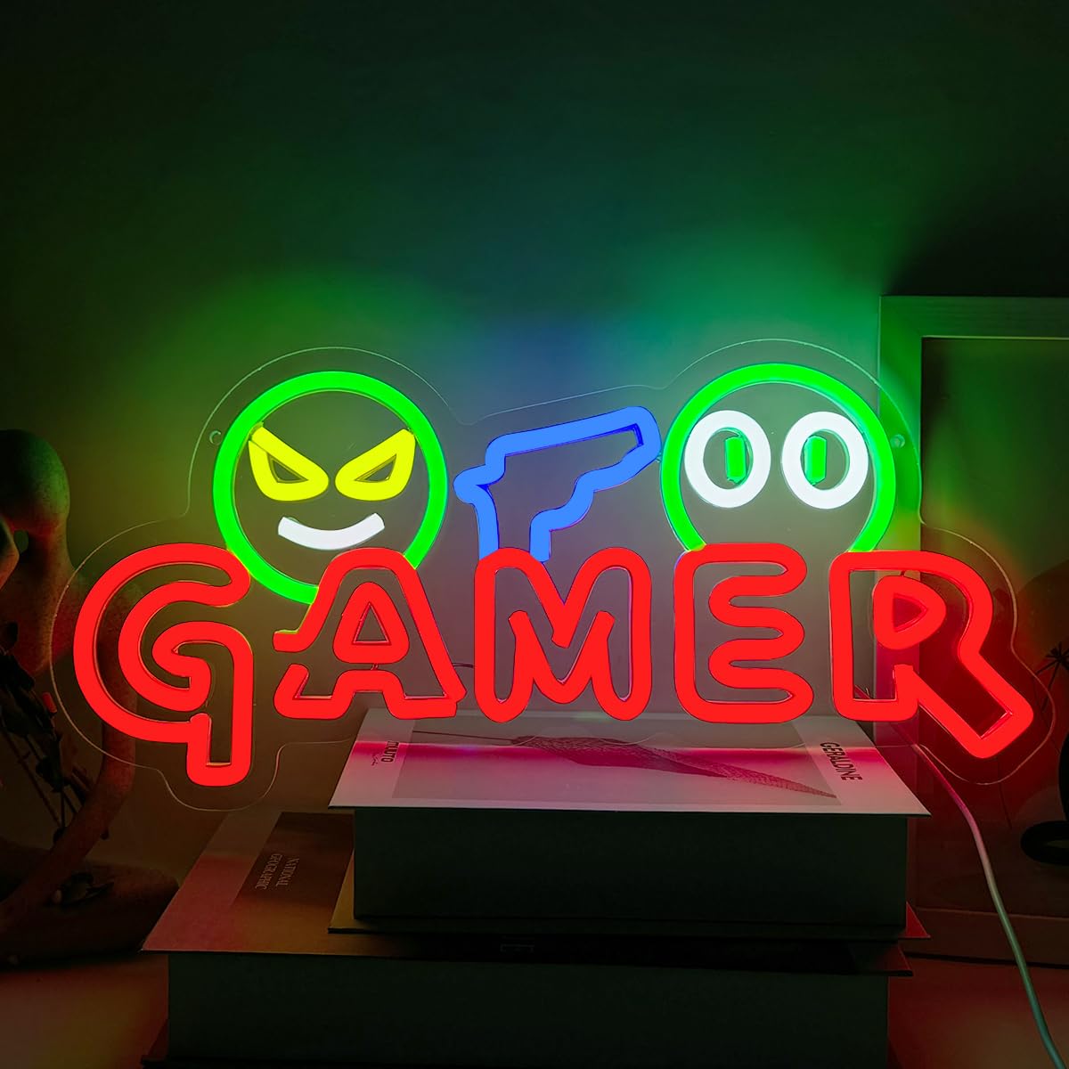 Gamer Neon Sign LED Wall Light - đánh giá và giá Room Decor Lighting Lamp