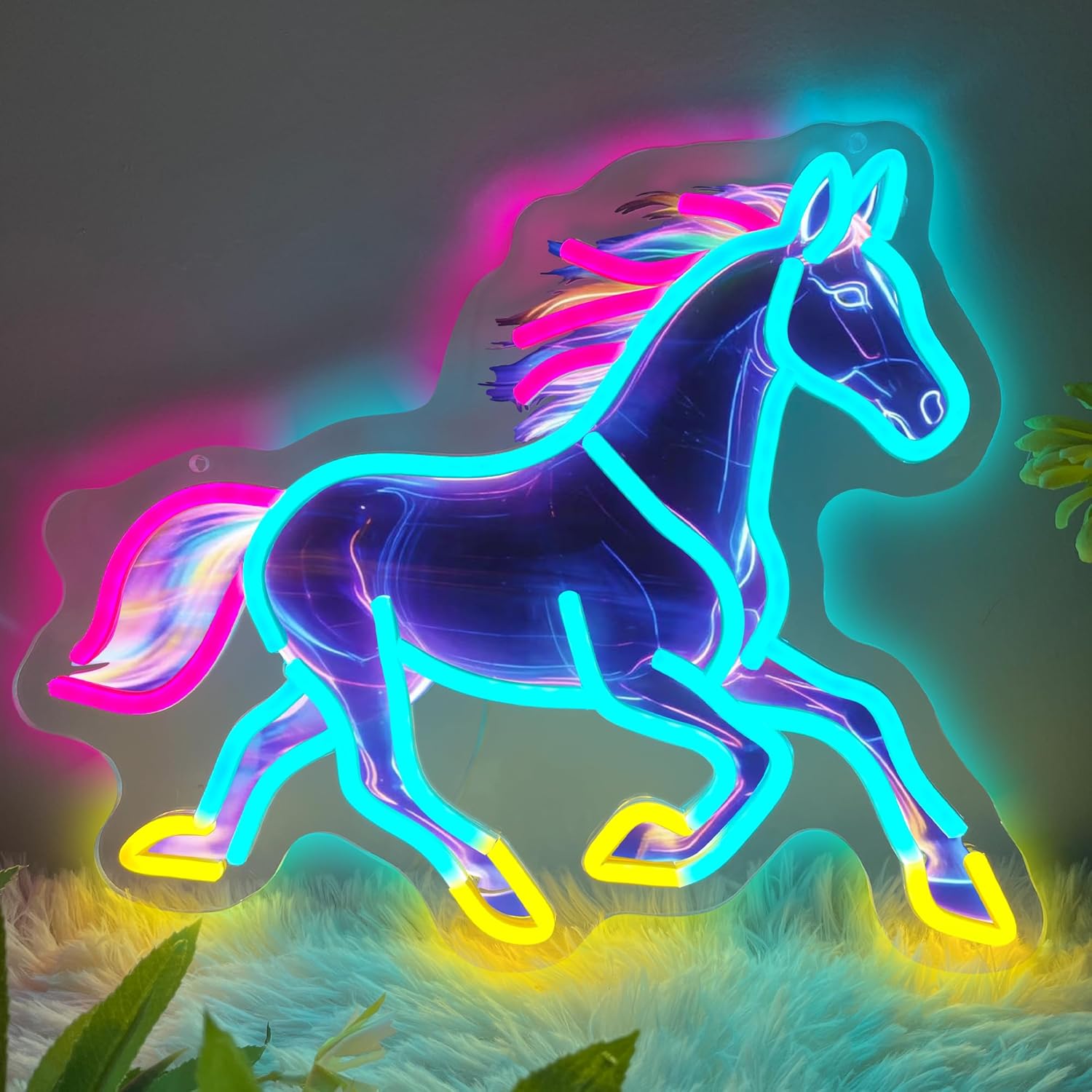Horse Night Light Neon Sign De - đánh giá và giá Room Decor Lighting Lamp