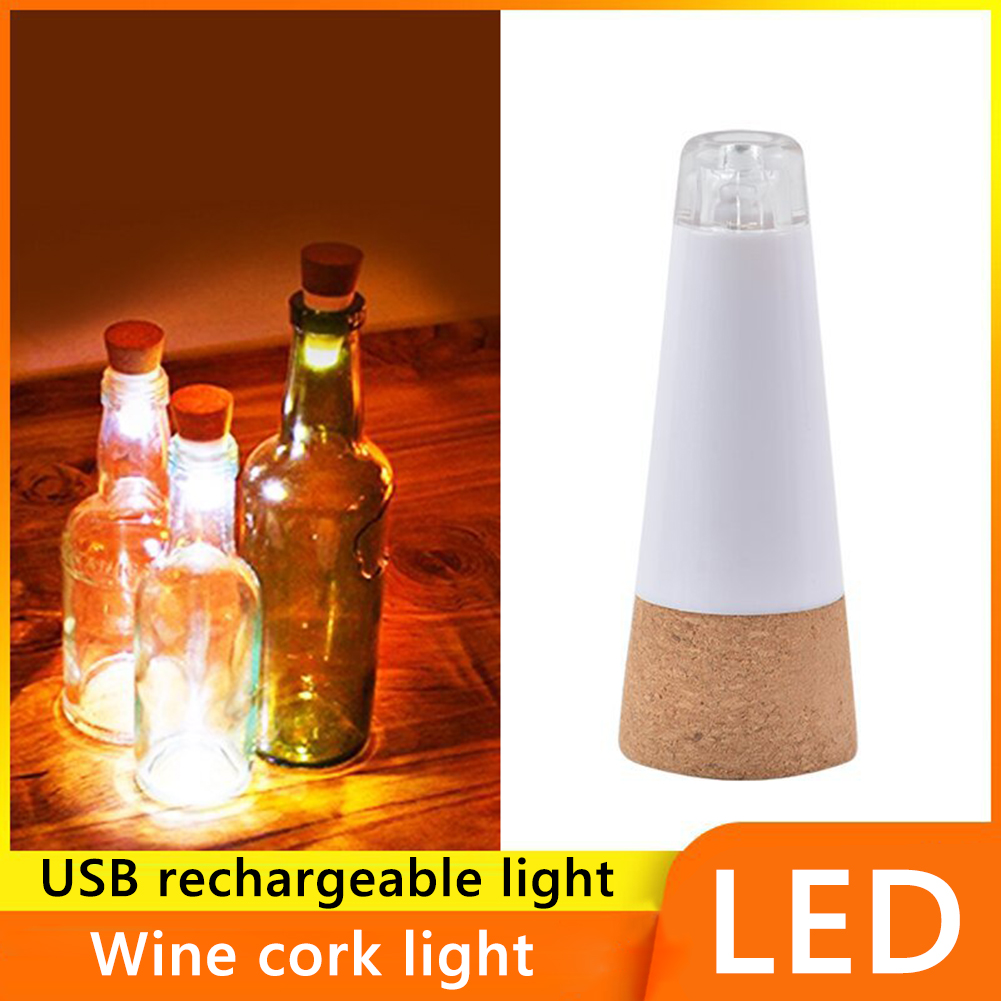 1/4pcs USB Wine Bottle Stopper - đánh giá và giá Decor Lighting Cork