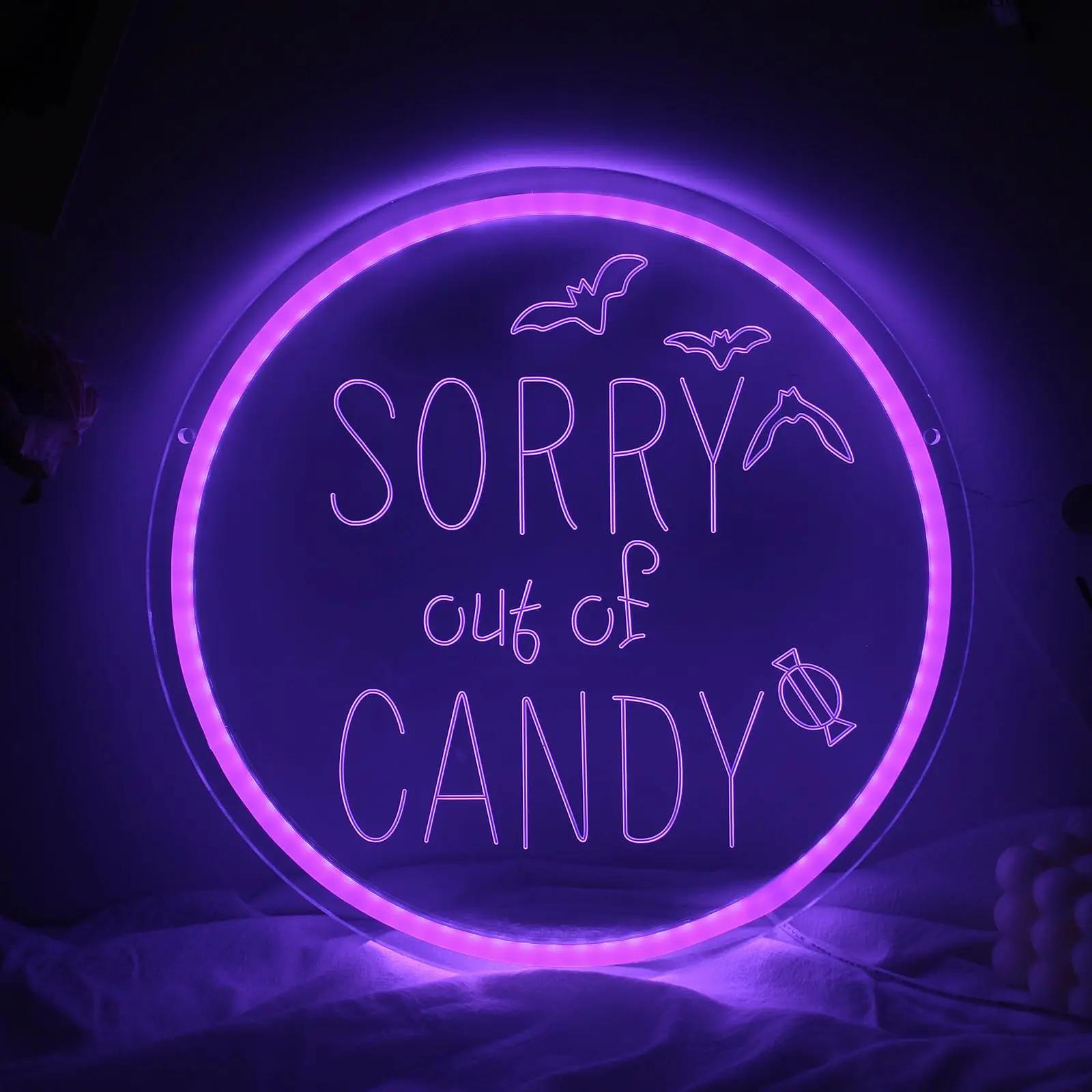 Sorry Out of Candy LED Neon Si - đánh giá và giá Home Decor Lighting Tricks