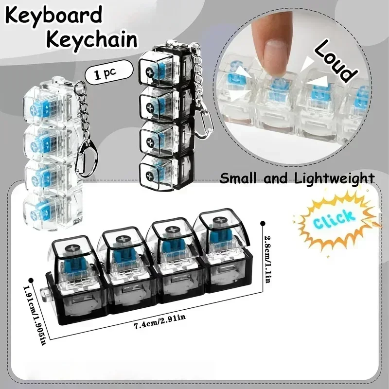 LED Light-Up Keychain Keyboard - đánh giá và giá Up Lighting Decor