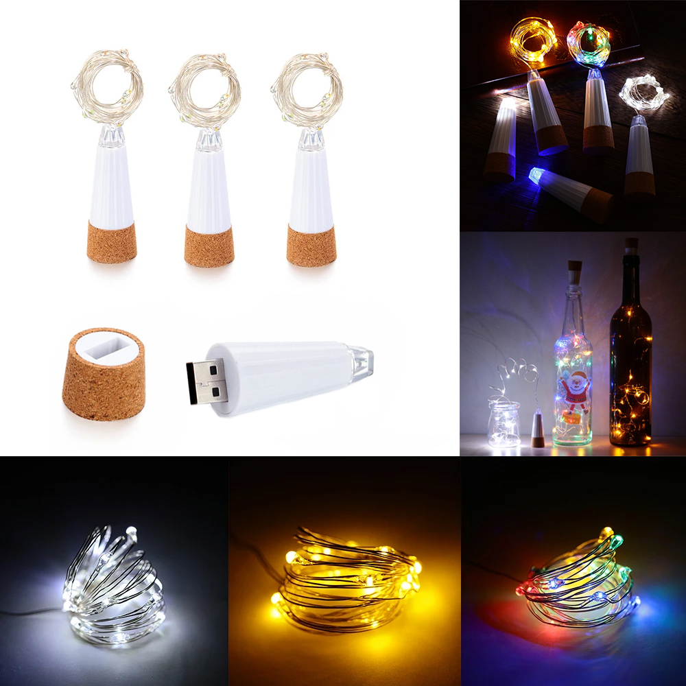 2m 20 LED Cork Bottle Fairy Li - đánh giá và giá Decor Lighting Cork