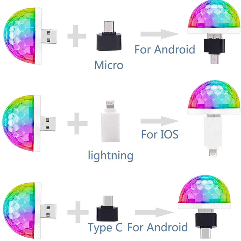 Pop USB Mini Disco Stage Light - đánh giá và giá Lighting Effect Home Decor