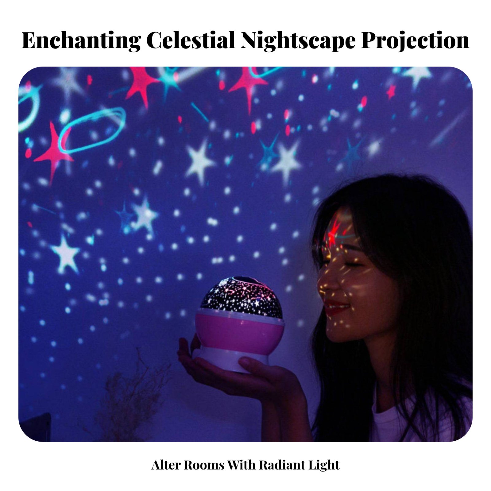 Galaxy Projection Device Celes - đánh giá và giá Lighting Decor Bedroom