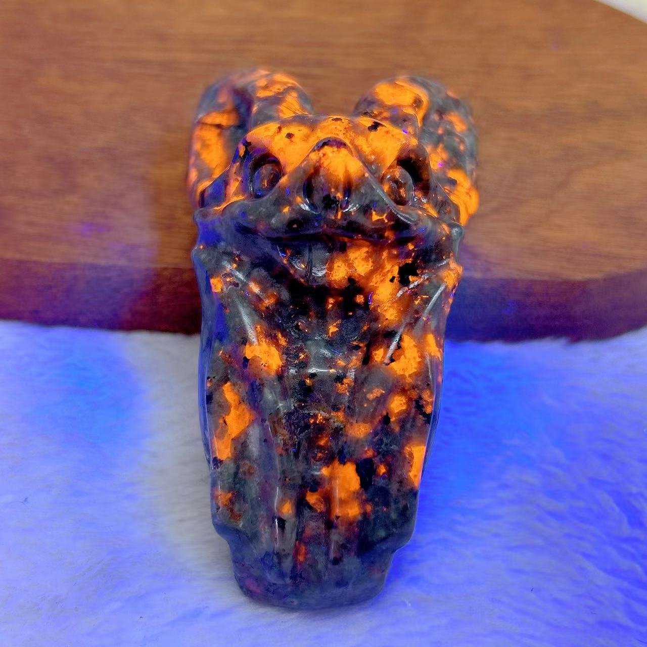 Natural Crystal Yooperlite Bat - đánh giá và giá Lighting Effect Home Decor