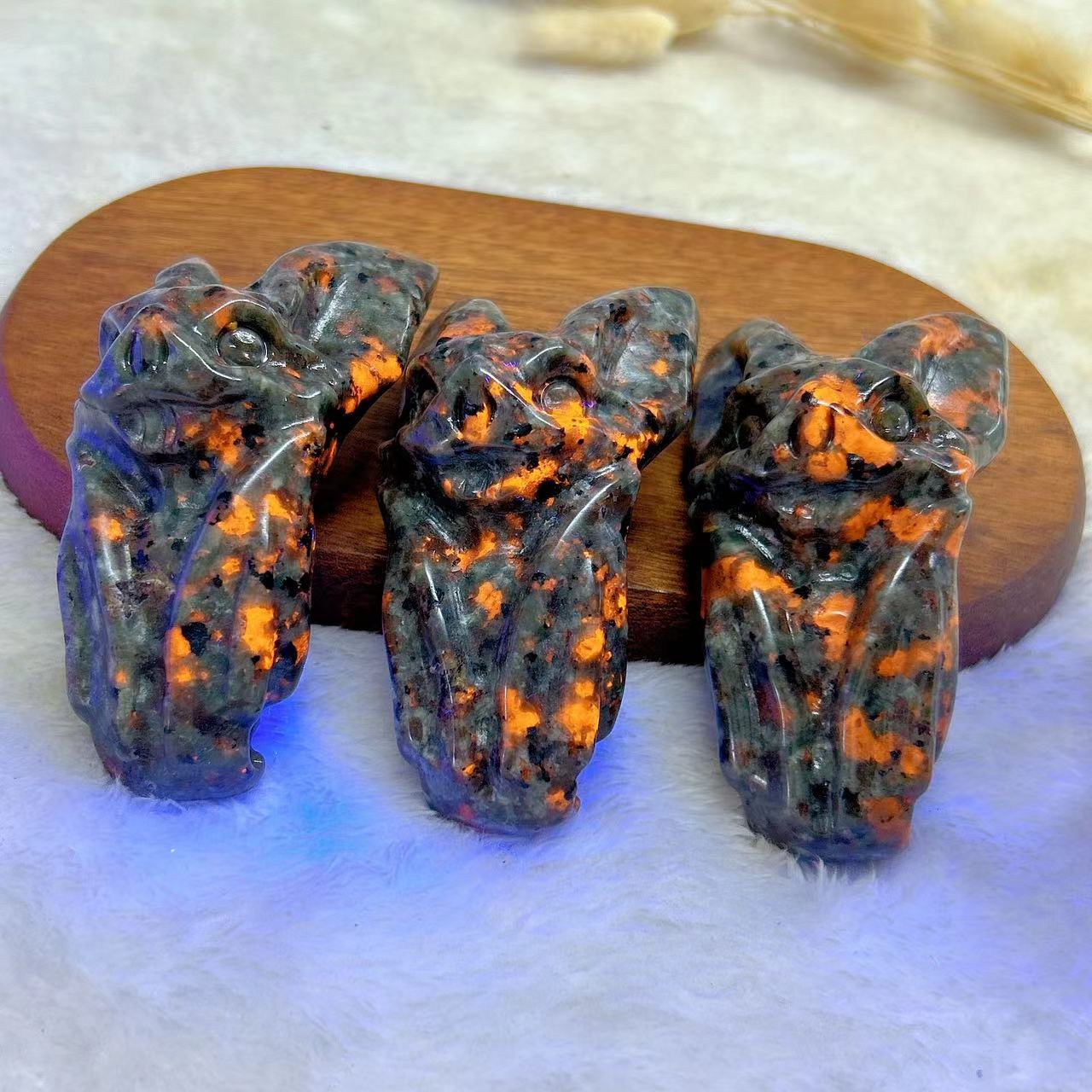 Natural Crystal Yooperlite Bat - đánh giá và giá Lighting Effect Home Decor