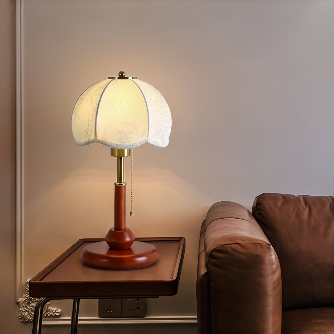 Vintage Scalloped Dome Table L - đánh giá và giá Up Lighting Decor