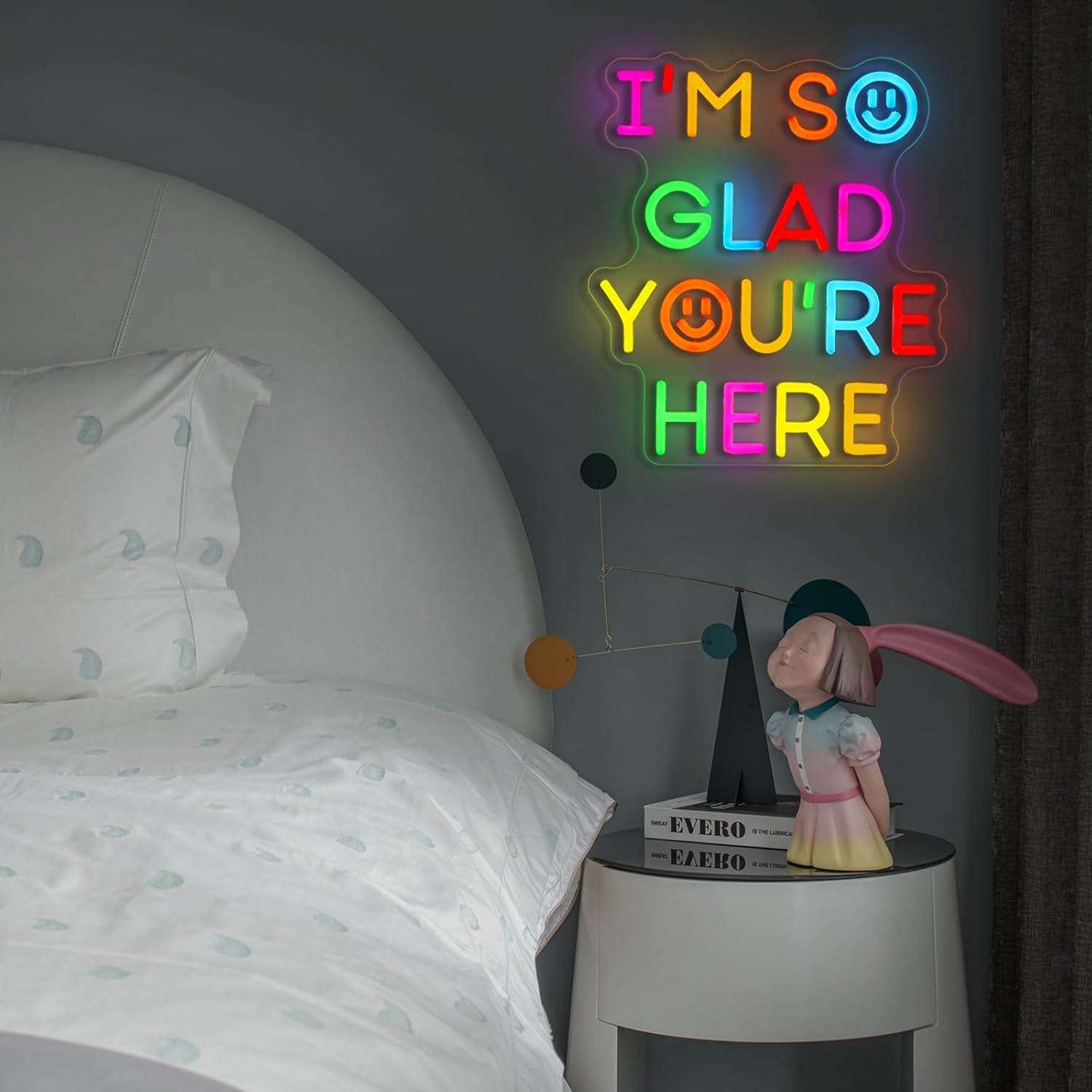 I'm So Glad You‘re Here Neon - đánh giá và giá Lighting Decor In Room