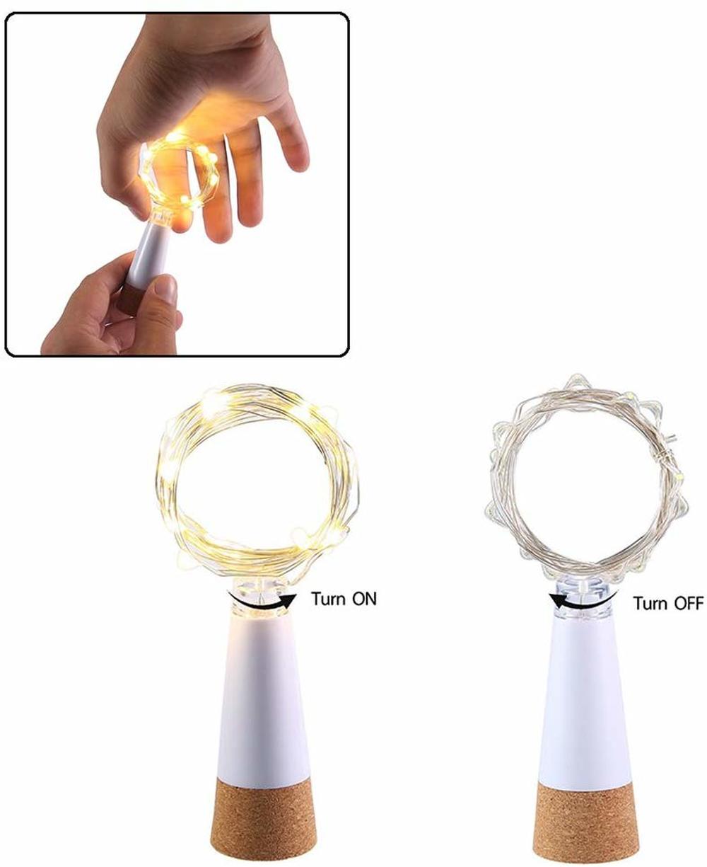2M 20 LED Nút Chai Cổ Tích USB - đánh giá và giá Decor Lighting Cork