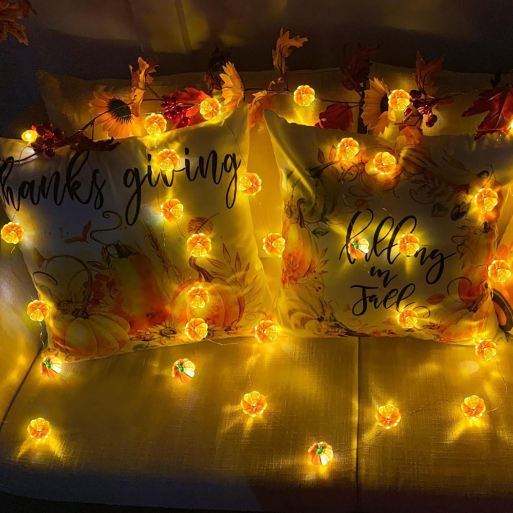 Halloween Pumpkin Light String - đánh giá và giá Home Decor Lighting Tricks