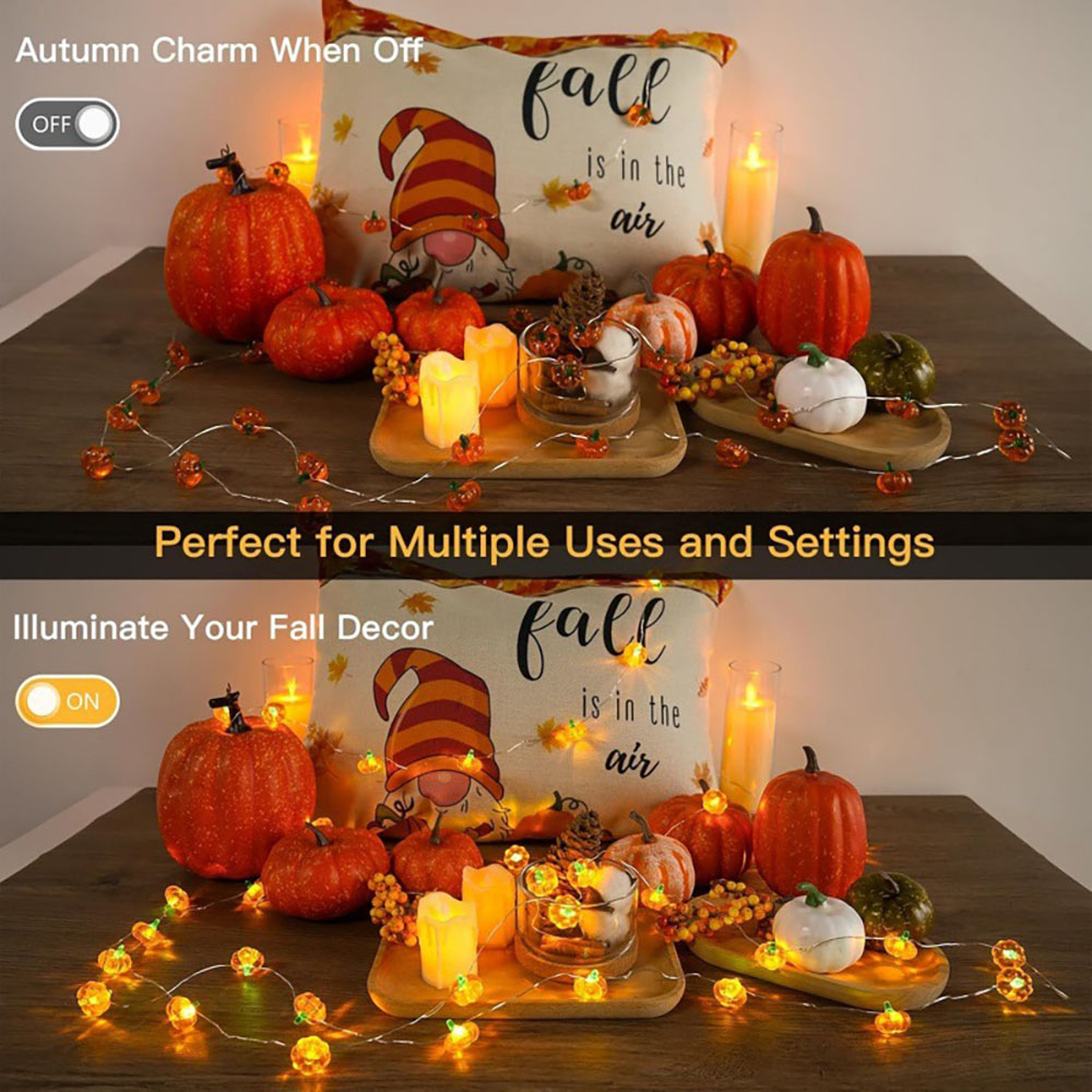 Halloween Pumpkin Light String - đánh giá và giá Home Decor Lighting Tricks
