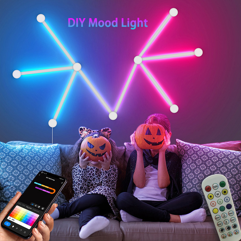 Smart RGB Wall Lamp, Bluetooth - đánh giá và giá Lighting Decor Bedroom