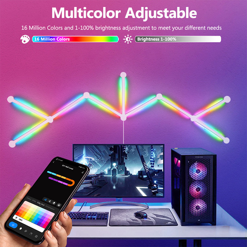 Smart RGB Wall Lamp, Bluetooth - đánh giá và giá Lighting Decor Bedroom