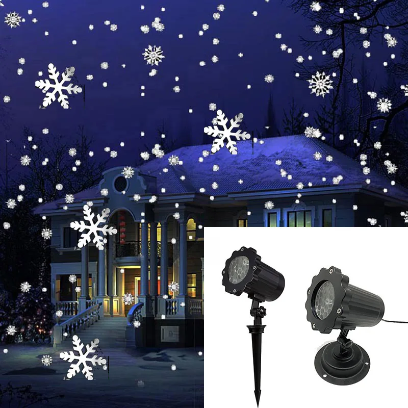 Christmas Snowflake Laser Ligh - đánh giá và giá Lighting Effect Home Decor