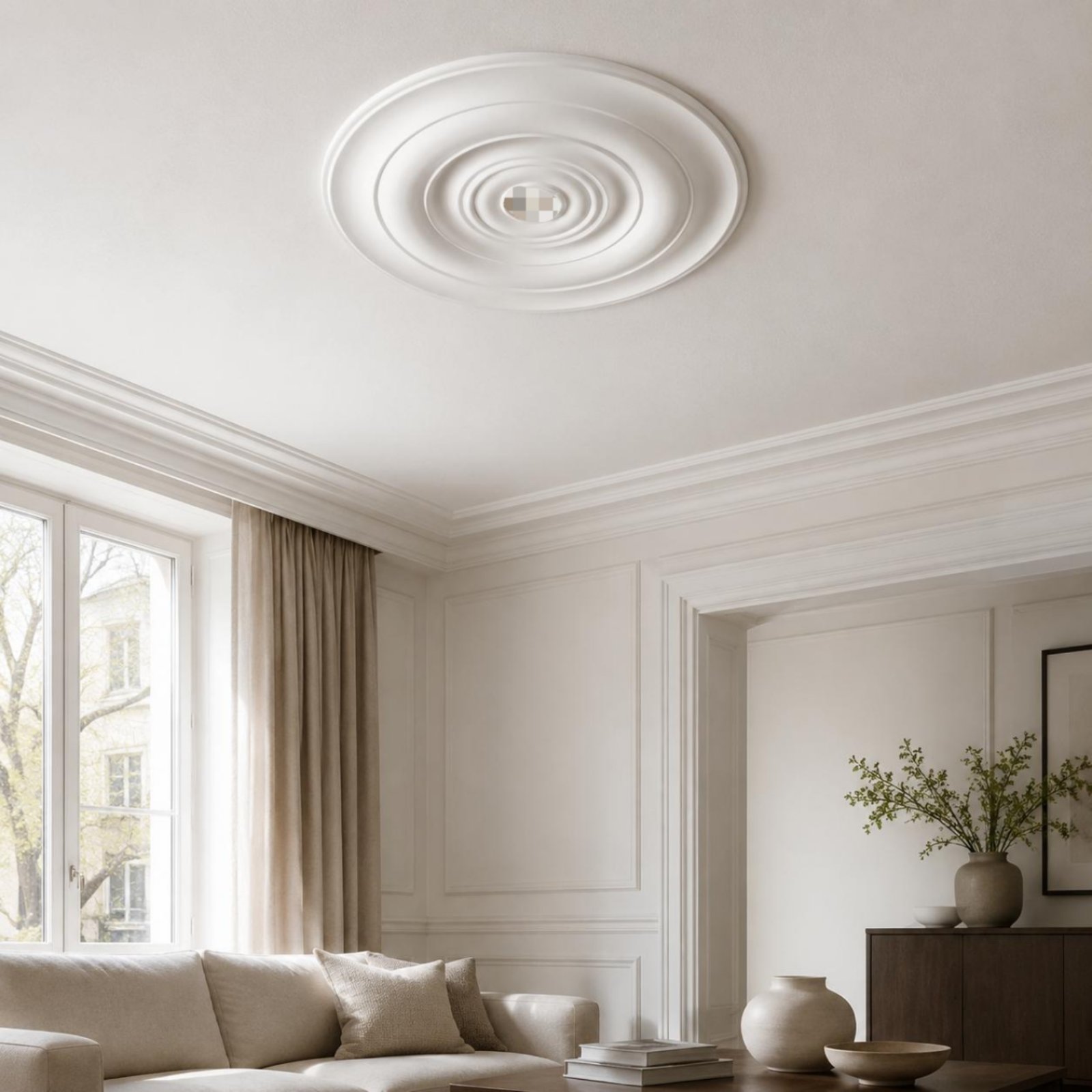 Ceiling Medallion Elegant Desi - đánh giá và giá Decor Lighting Fixtures