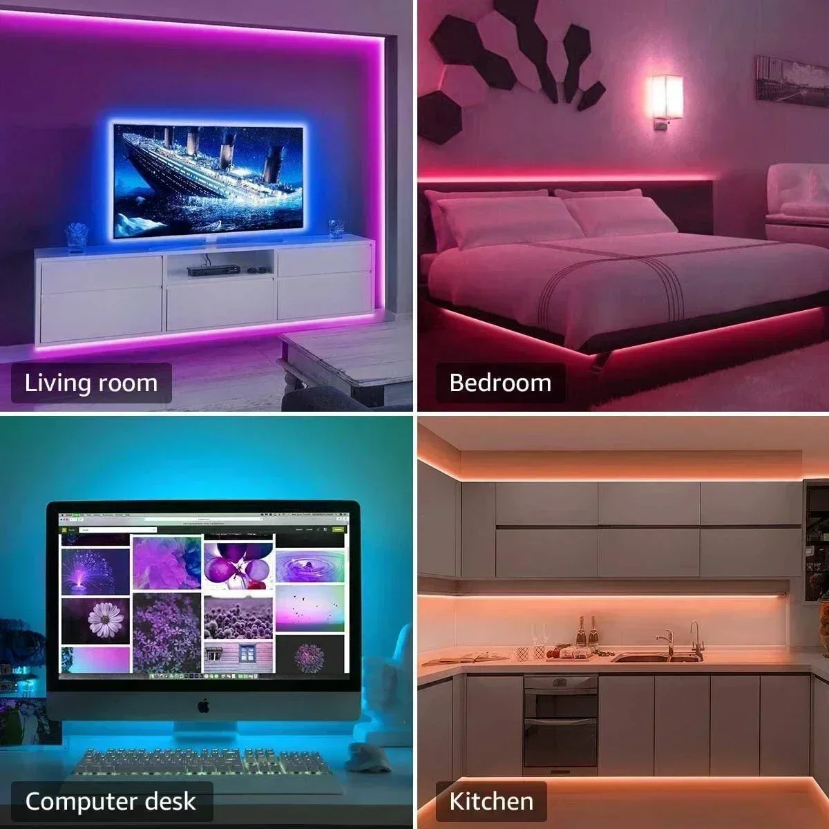 Smart RGB LED Gaming Light Str - đánh giá và giá Lightings Decoration