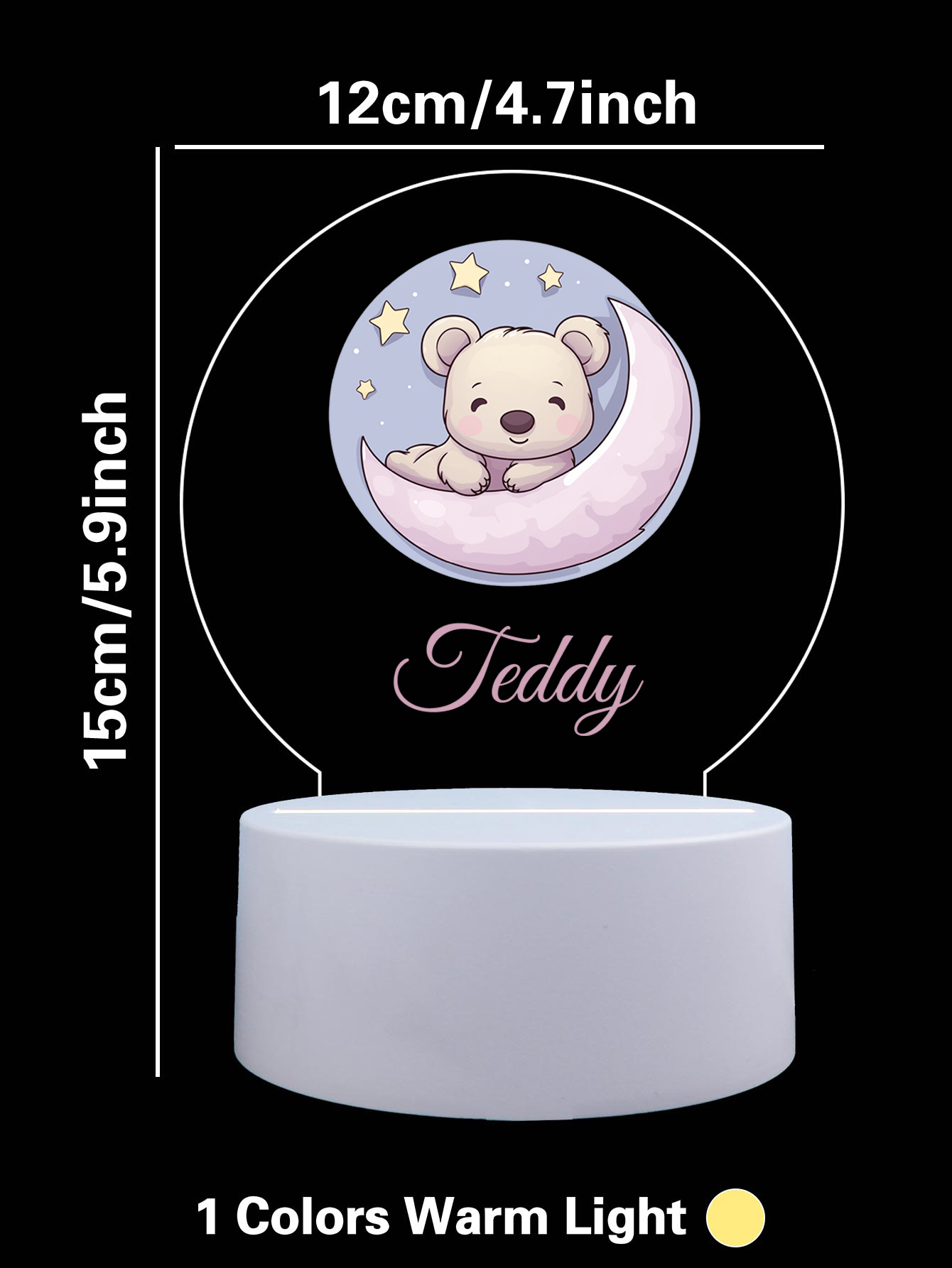 1pc Personalize Custom Moon be - đánh giá và giá Room Decor Lighting Lamp
