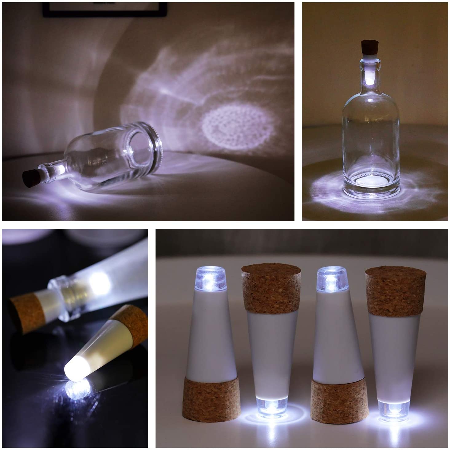 USB Rechargeable Bottle Lights - đánh giá và giá Decor Lighting Cork