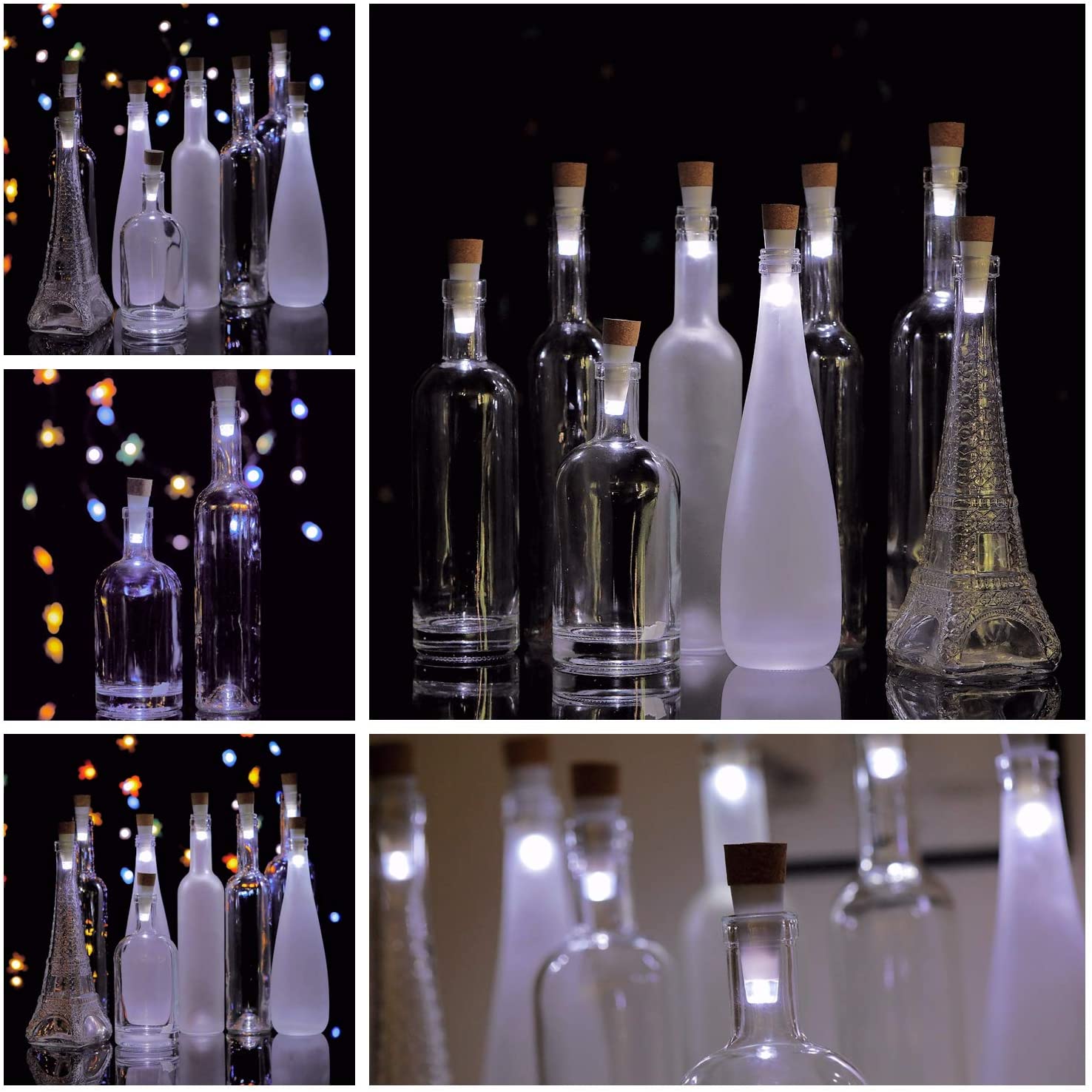 USB Rechargeable Bottle Lights - đánh giá và giá Decor Lighting Cork