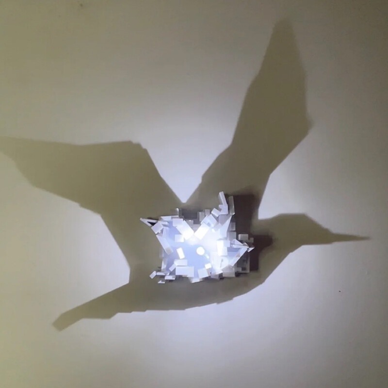 Dropshipping 3D Light Shadow N - đánh giá và giá Up Lighting Decor