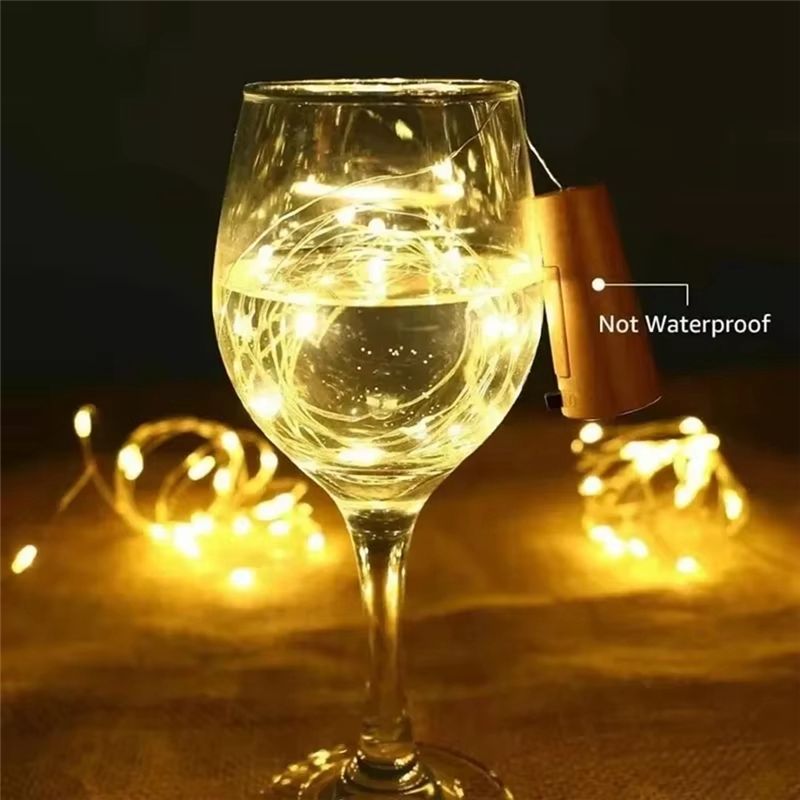 A20F-10Pcs Solar Wine Bottle S - đánh giá và giá Decor Lighting Cork