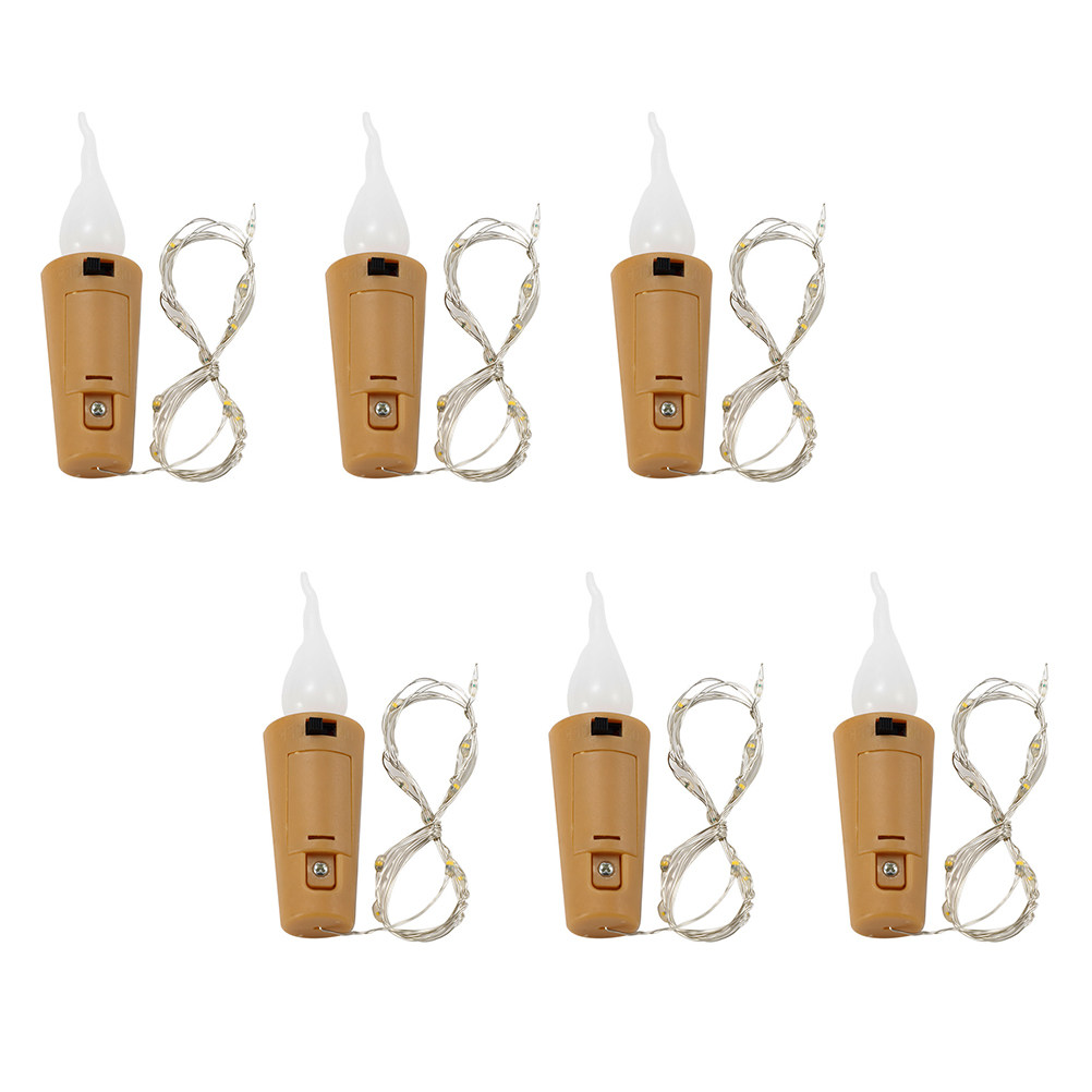 6Pcs Wine Bottle String Light  - đánh giá và giá Decor Lighting Cork