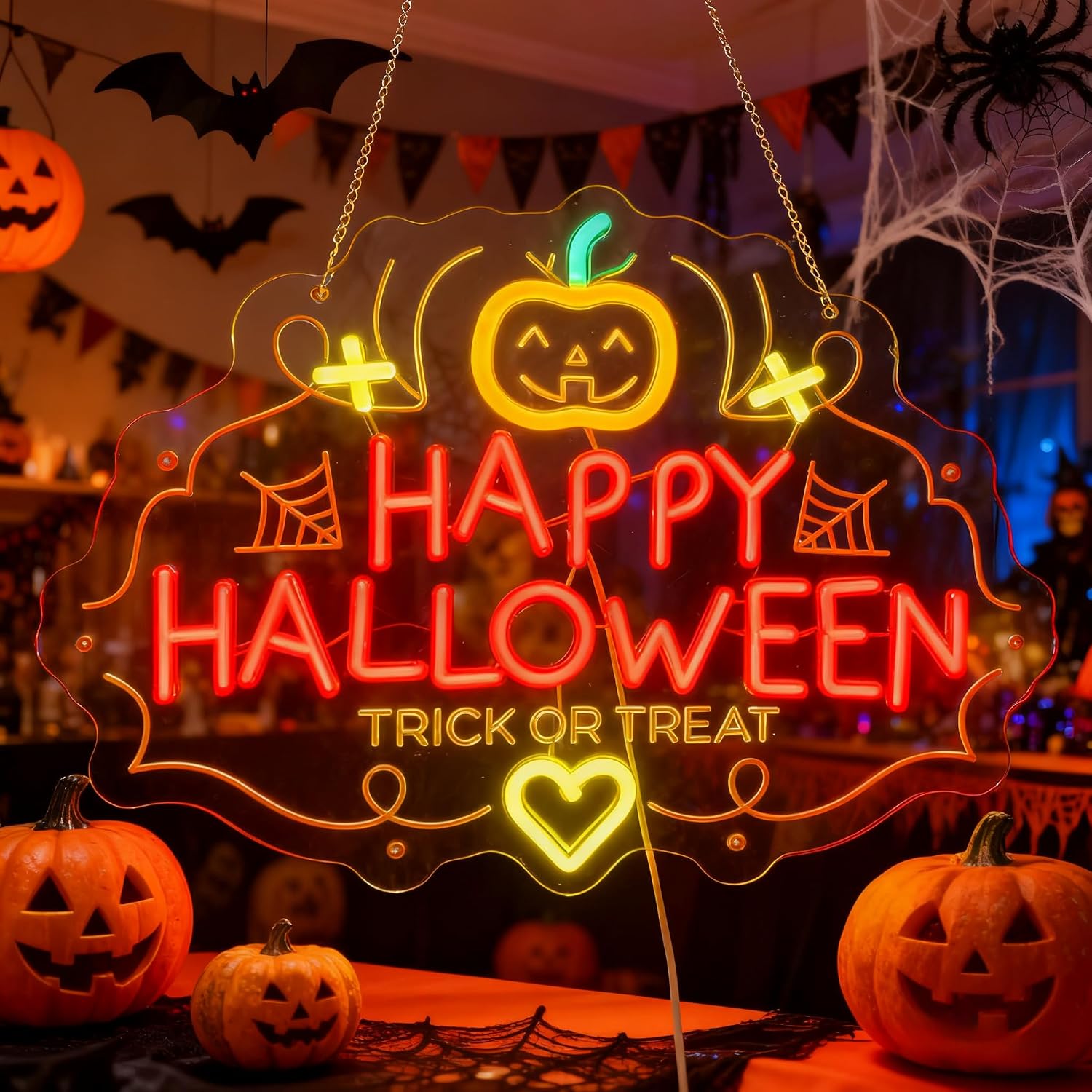 Happy Halloween Trick Or Treat - đánh giá và giá Home Decor Lighting Tricks