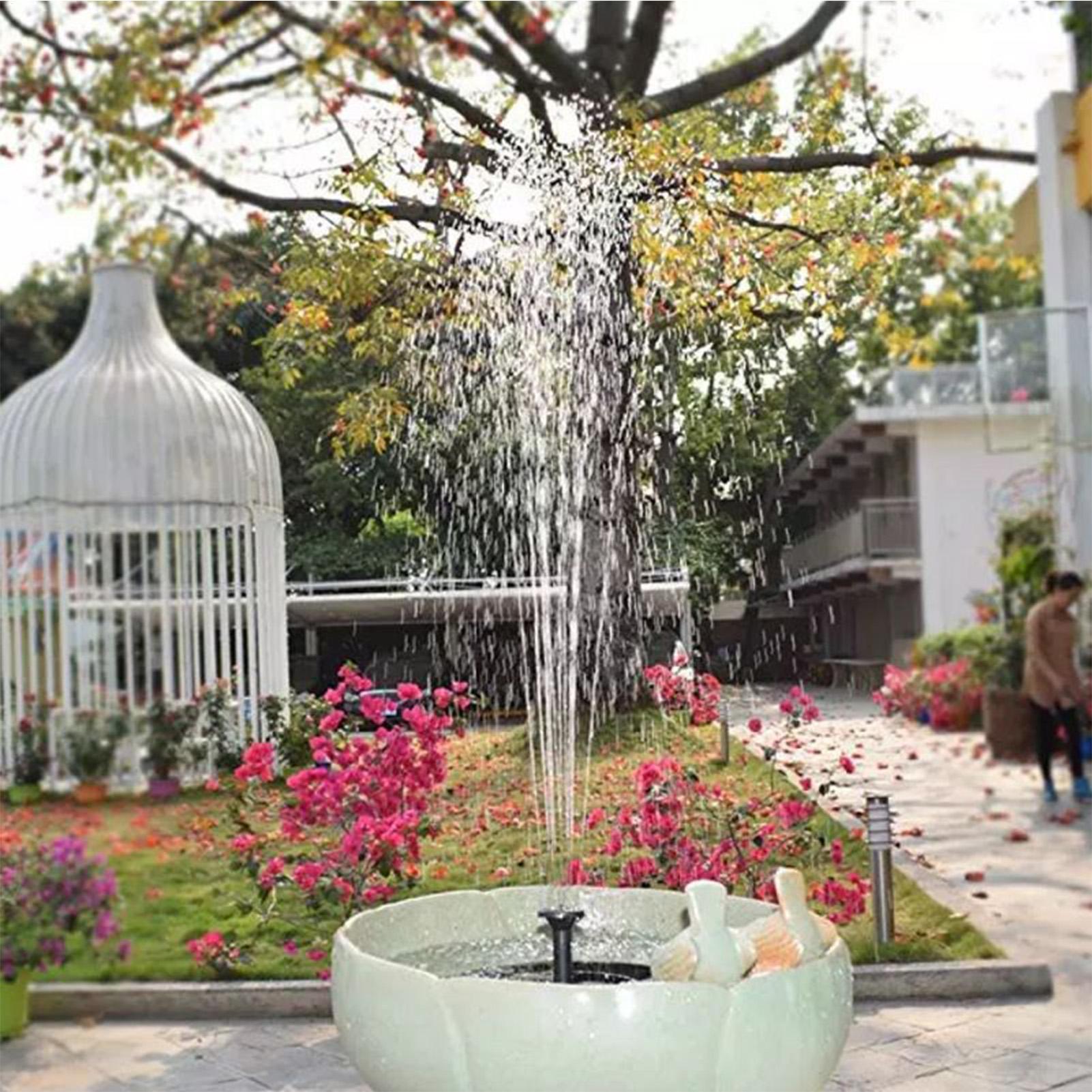 Fountain Pump Solar Adjustable - đánh giá và giá Up Lighting Decor