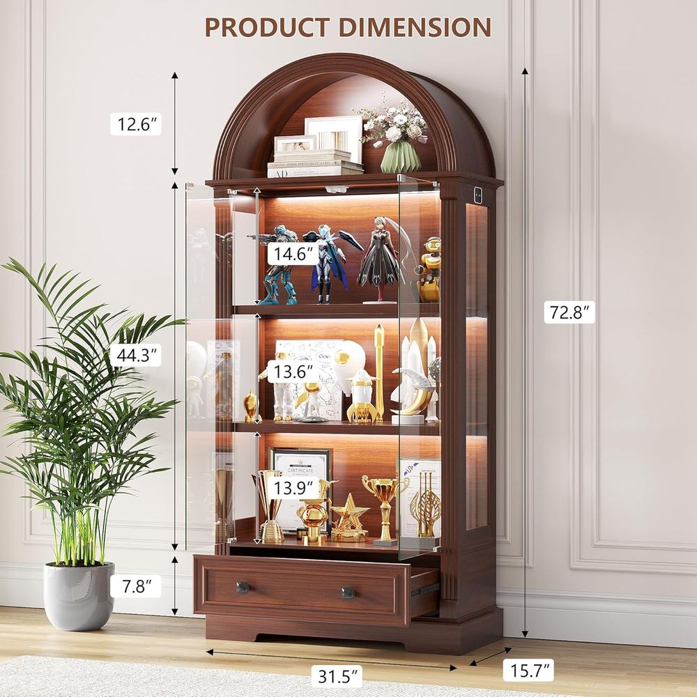 Curio Cabinet with Glass Do& L - đánh giá và giá Lighting & Home Decor Studio Photos