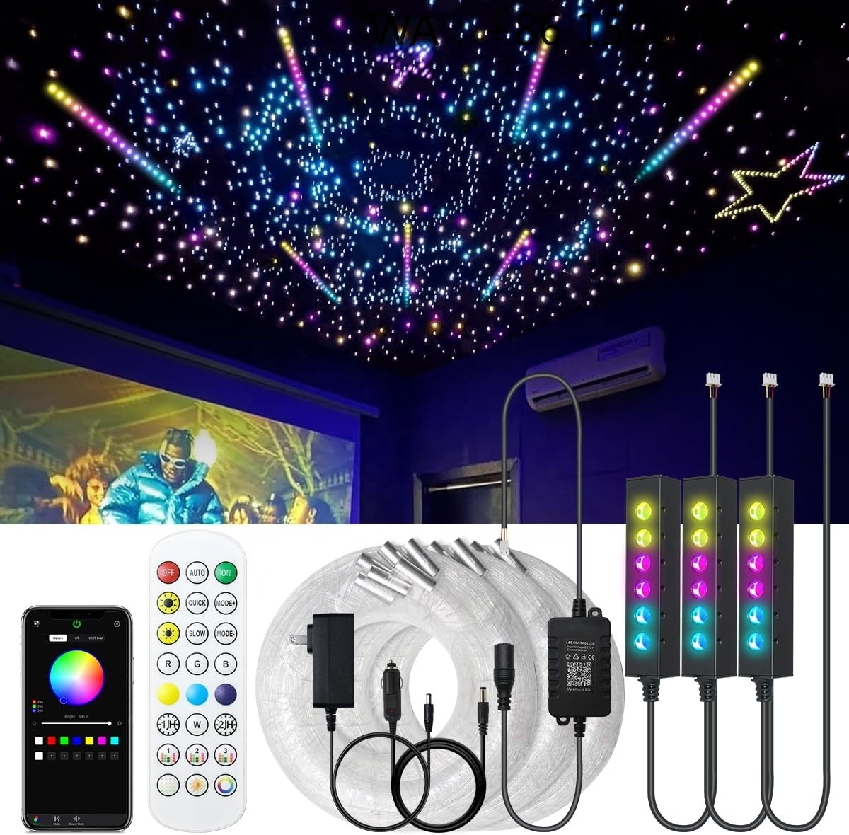 RGB Fiber Optic Star Ceiling L - đánh giá và giá Lighting Interior Decor