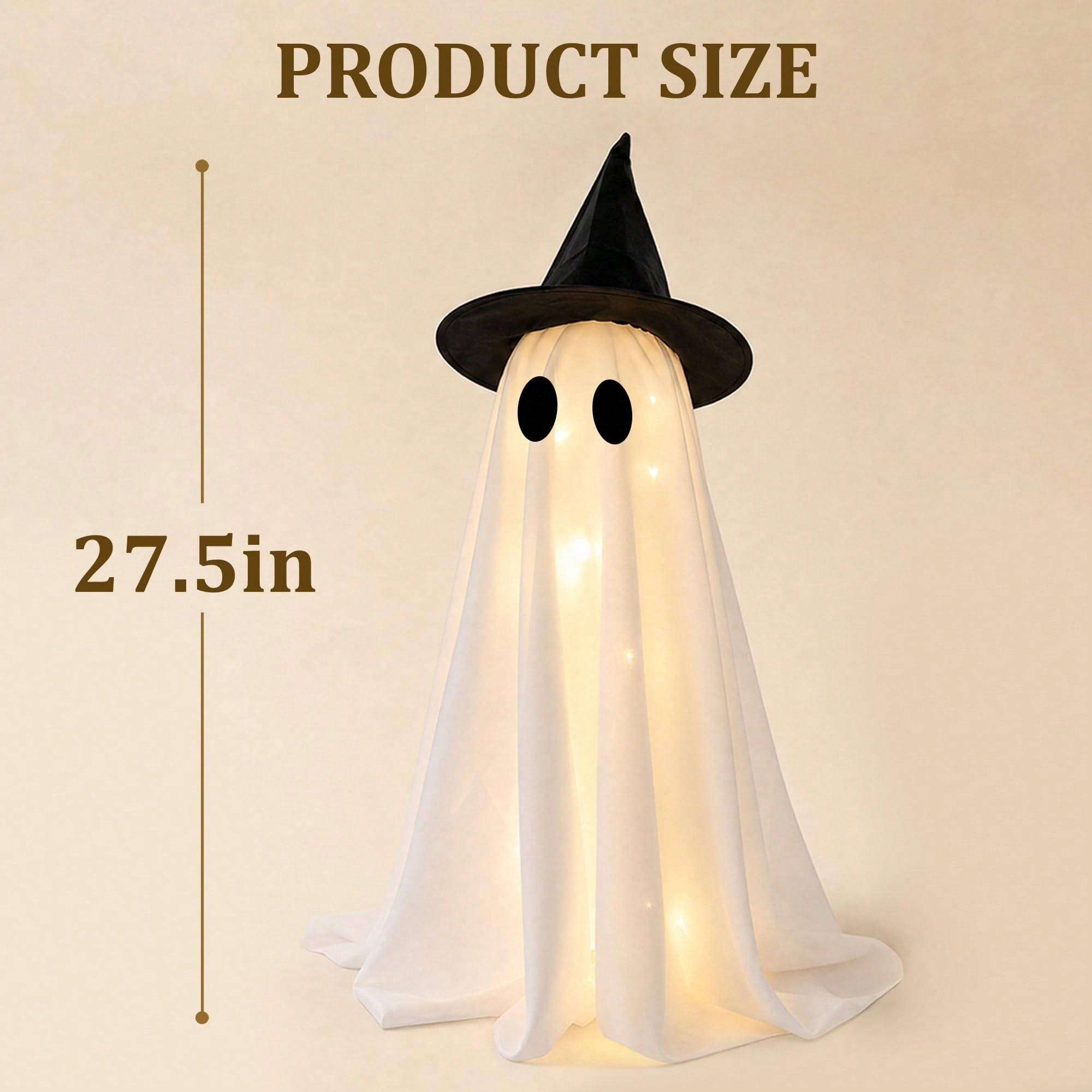 LED Light‑Up Witch Hat Ghost 2 - đánh giá và giá Up Lighting Decor