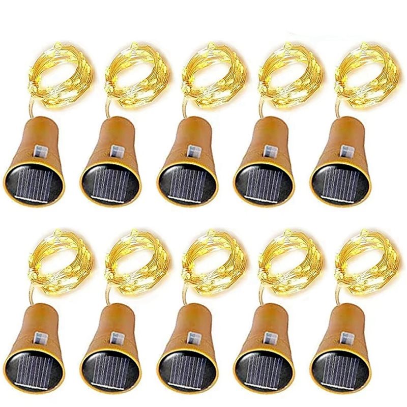 ABXF-20Pcs Solar Wine Bottle S - đánh giá và giá Decor Lighting Cork