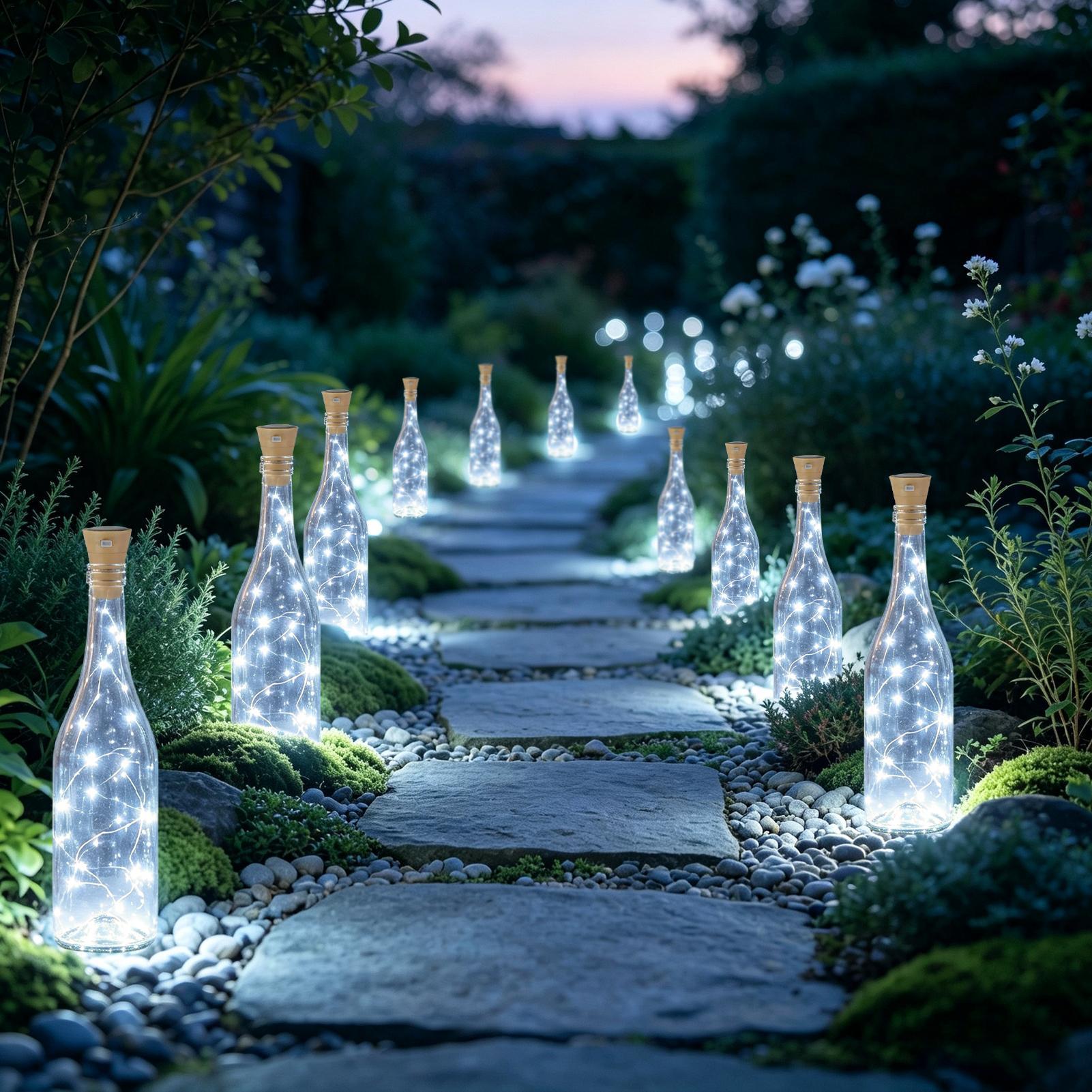 Wine Bottle Lights With Cork 6 - đánh giá và giá Decor Lighting Cork