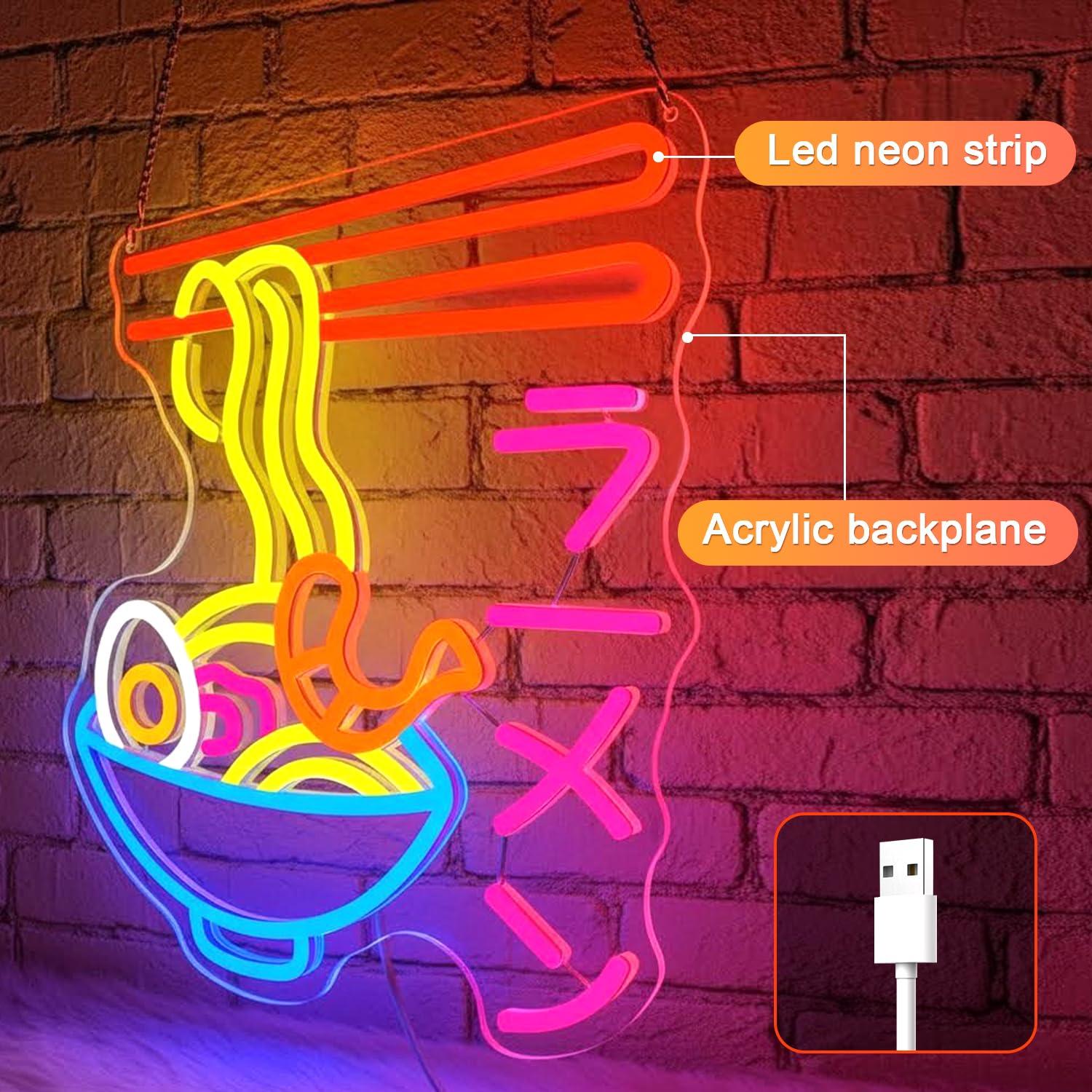 Ramen Neon Sign Japanese Noodl - đánh giá và giá Lighting Decor In Room
