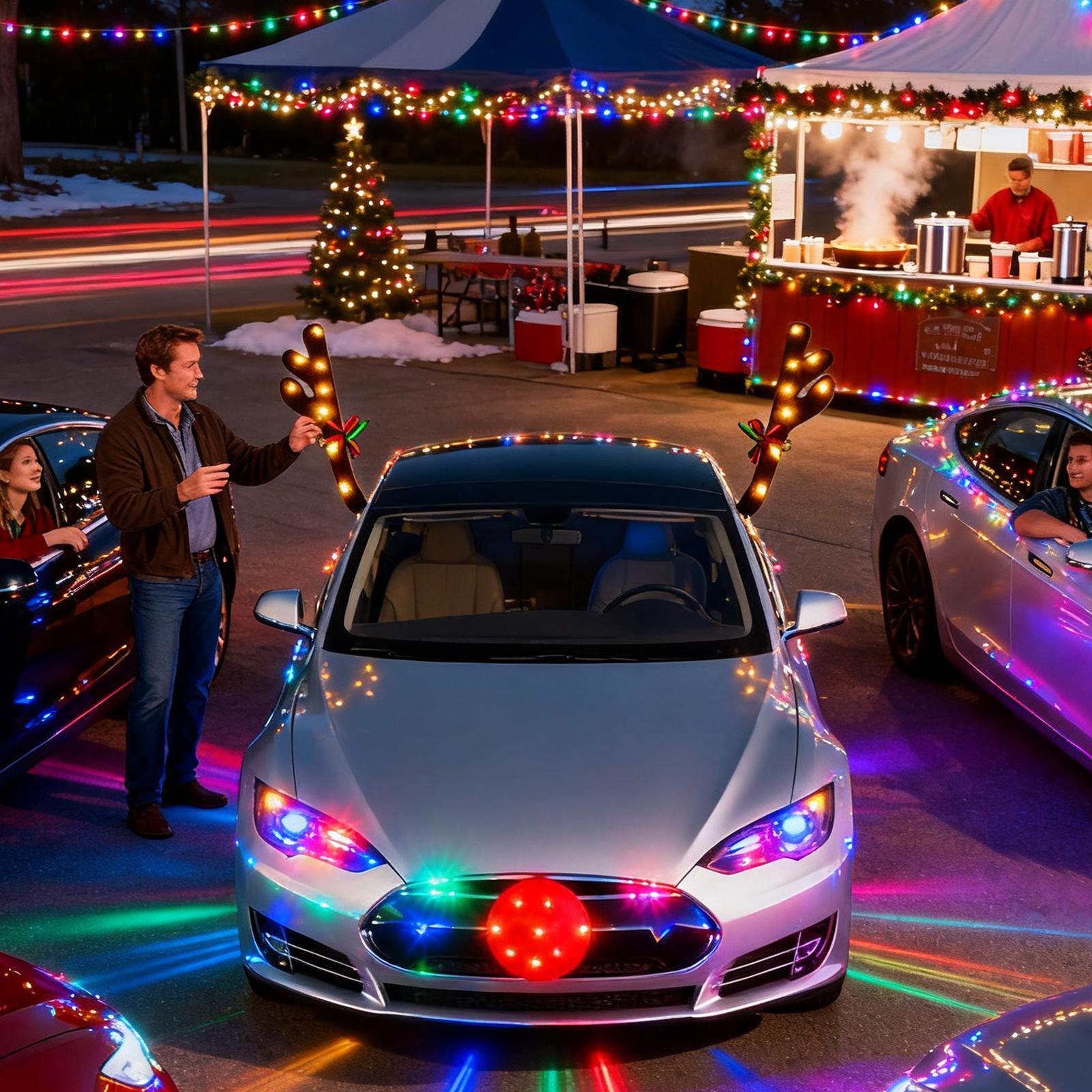 Car Reindeer Antlers with Nose - đánh giá và giá Up Lighting Decor