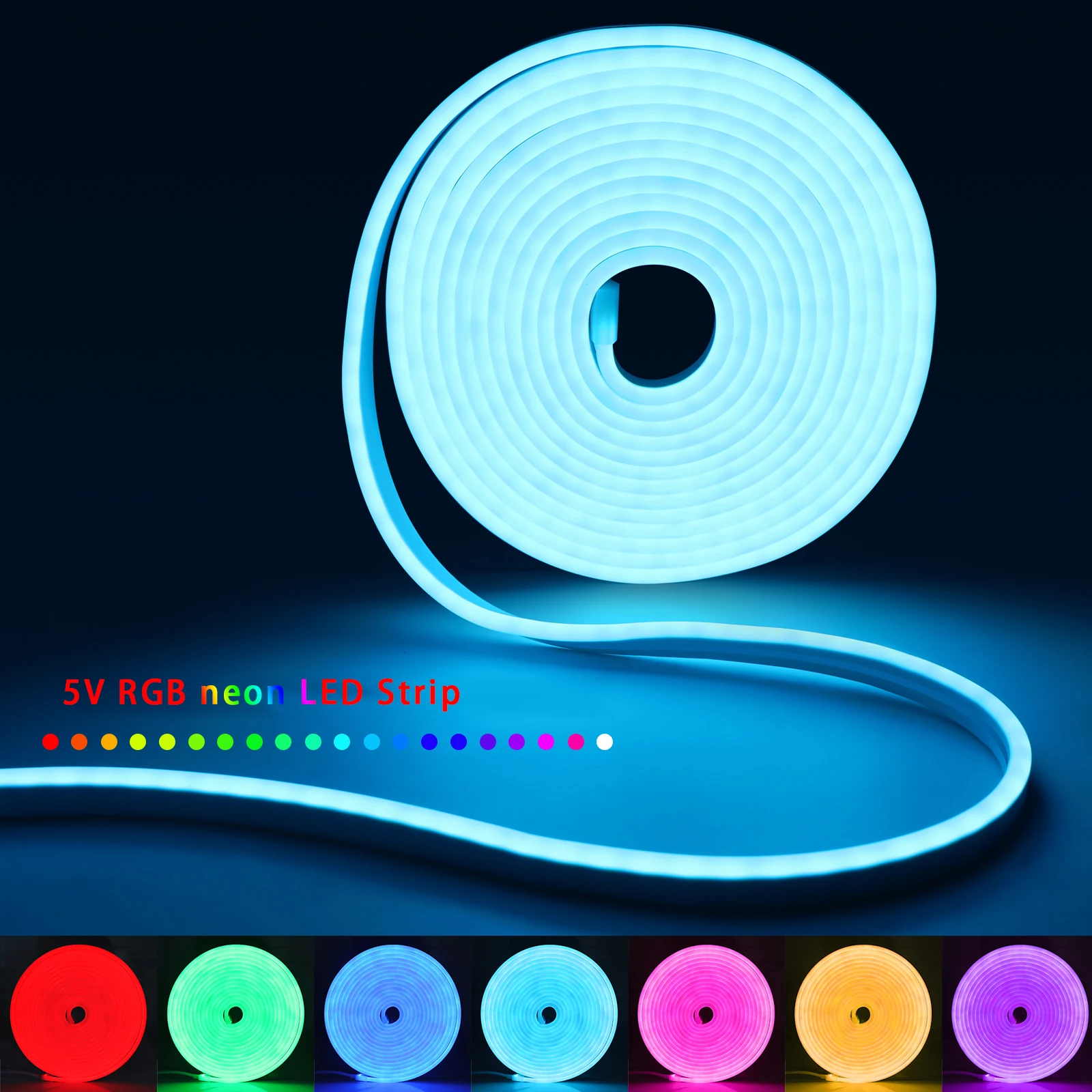 1-5m RGB LED Neon Strip Light  - đánh giá và giá Lighting Decor In Room